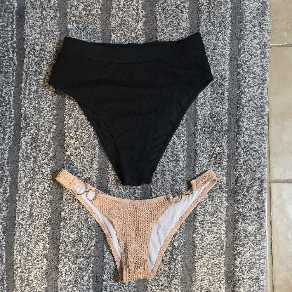 Zaful Black and Tan Bikini Set NEW WITHOUT TAG